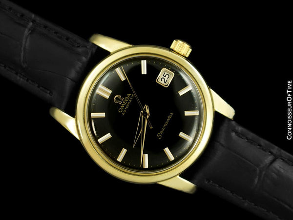 1959 Omega Seamaster Calendar Vintage Mens Cal. 503 Automatic Watch - 14K Gold Shell & Stainless Steel