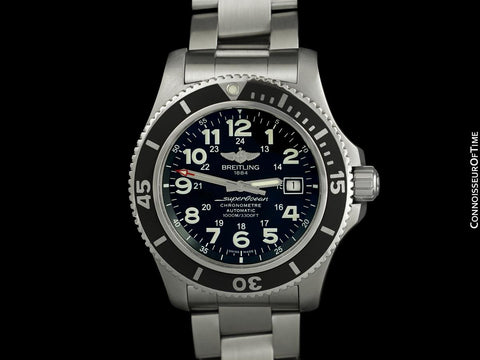 Breitling Superocean II 44 Mens Diver Automatic Bracelet Watch, Stainless Steel - A17392