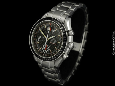 Omega Speedmaster Mens Day Date Limited Edition Michael Schumacher Racing Stainless Steel Chronograph Watch, 3529.50 - Papers & Boxes
