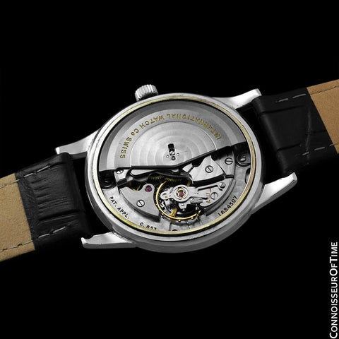 1962 IWC Vintage Mens Full Size Automatic Cal. 853 Isomura Watch - Platinum