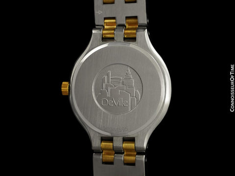 Omega De Ville "SYMBOL" Ladies Quartz Dress Watch - Stainless Steel & Solid 18K Gold