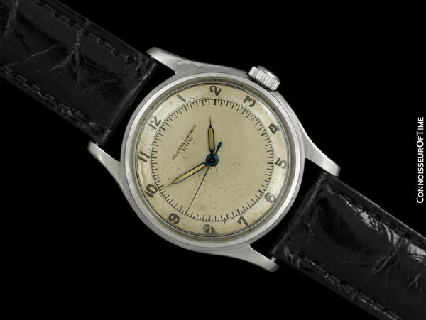 1940 Vacheron & Constantin Vintage WWII Era Military Style Watch - Stainless Steel