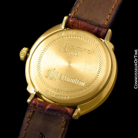 Hamilton Spur Limited Edition Mens Watch - 18K Gold