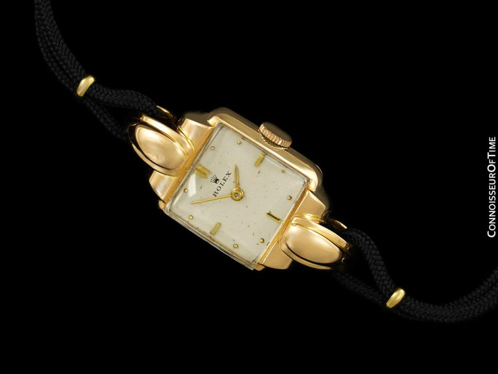 1946 Rolex Vintage Ladies Dress Watch 18K Rose Gold