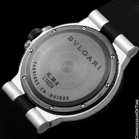 Bvlgari Bulgari Diagono Mens Automatic Watch, AL38A - Aluminum & Rubber