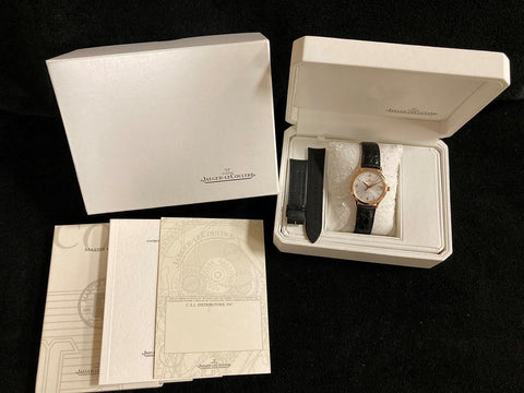 Jaeger-LeCoultre Master Control Automatic Mens Watch, 18K Rose Gold - Papers & Boxes