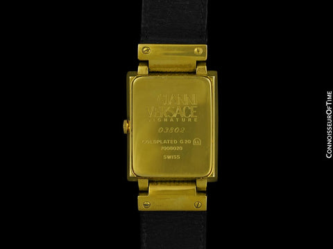 Owned & Worn by Prince - Gianni Versace Medusa Gold Tone Watch with Full Provenance