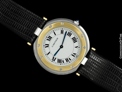 Cartier Santos Vendome Mens Midsize Unisex Watch - Stainless Steel & 18K Gold