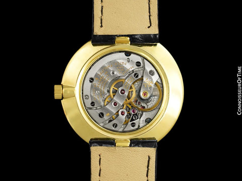 c. 1968 Patek Philippe Vintage Mens Handwound Watch, Ref. 2591 Disco Volante Style - 18K Gold