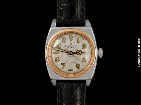 1945 Rolex Viceroy Imperial Vintage Ref. 3359 Mens Watch - Stainless Steel & 18K Rose Gold