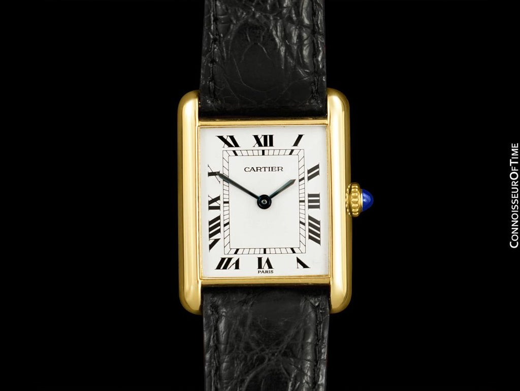 Ladies Cartier Tank Louis Watch 18 Kt Yellow Gold • Watson & Son