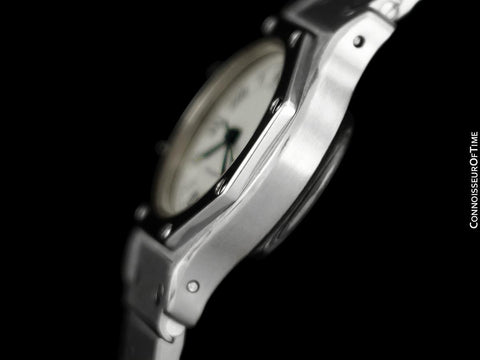 Cartier Santos Octagon Ladies Automatic Watch - Stainless Steel