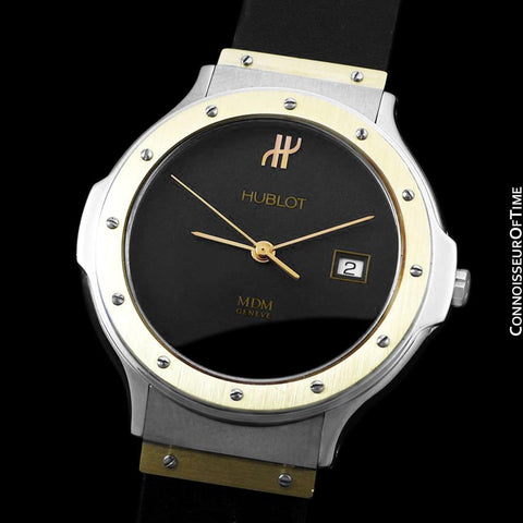 Hublot MDM Two-Tone Midsize Mens Watch - Stainless Steel & 18K Gold
