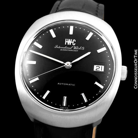 1969 IWC Vintage Mens Full Size Watch, Cal. 8541B Pellaton Automatic with Date - Stainless Steel
