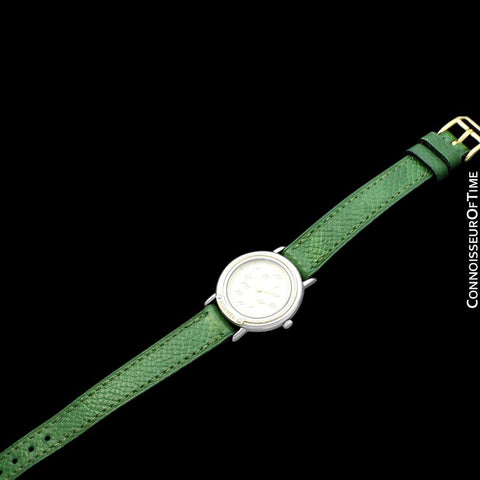 Hermes Meteore Ladies Two-Tone Luxury Watch - Stainless Steel & Solid 18K Gold