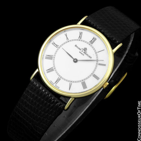 Baume & Mercier Classima Executive Mens Ultra Thin Watch - 18K Gold