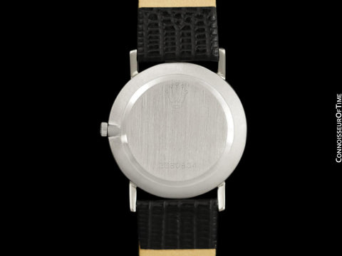 1970 Rolex Cellini Vintage Mens Handwound Ref. 3833 Watch - 18K White Gold