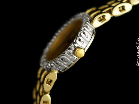 Concord Classique Ladies Luxury Watch - 14K Gold & Original Factory Diamonds