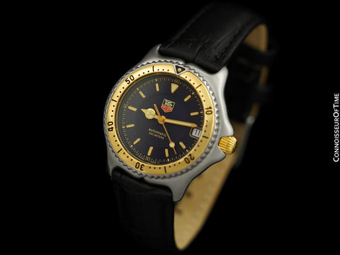 TAG Heuer Professional SEL Sport Elegance Mens Midsize Automatic Diver Watch - Stainless Steel & 18K Gold