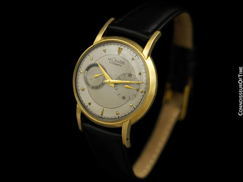 1954 LeCoultre Futurematic Vintage Mens Watch, Curved Lugs - 10K Gold Filled