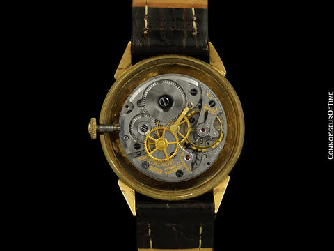 1954 Jaeger-LeCoultre Vintage Calendar Date Mens Watch - 10K Gold Filled