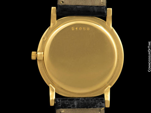 1960's Audemars Piguet "Extra-Flat" Vintage Mens Midsize Watch - 18K Gold