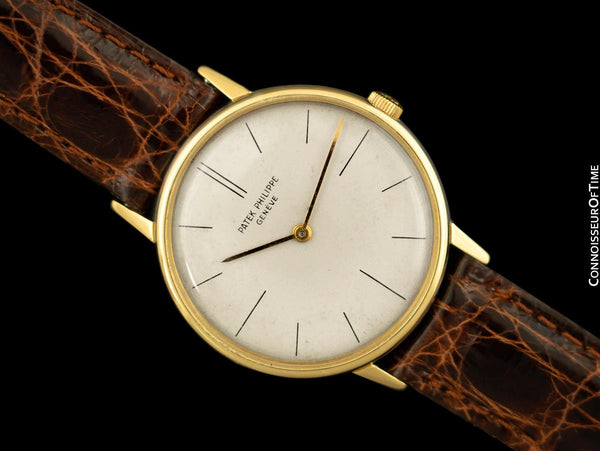 1960's Patek Philippe Vintage Mens Handwound Ref. 2592 18K Gold Dress Watch