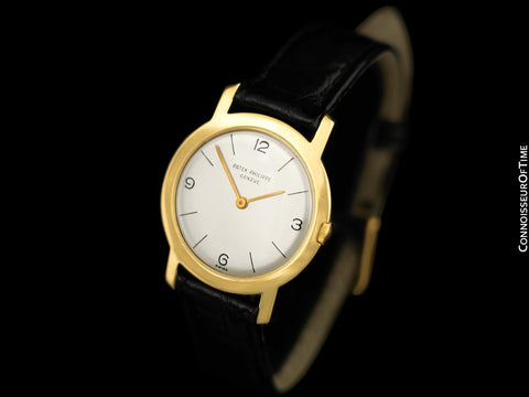 1950 Patek Philippe Vintage Mens Midsize Handwound Dress Watch, Ref. 2506/1 - 18K Gold