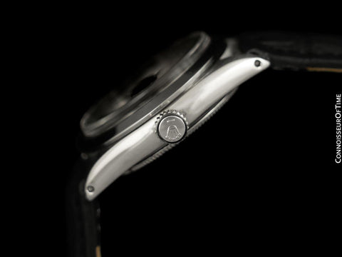 1962 Rolex Oysterdate Vintage Mens Midsize Unisex 30mm Ref. 6466 Watch - Stainless Steel