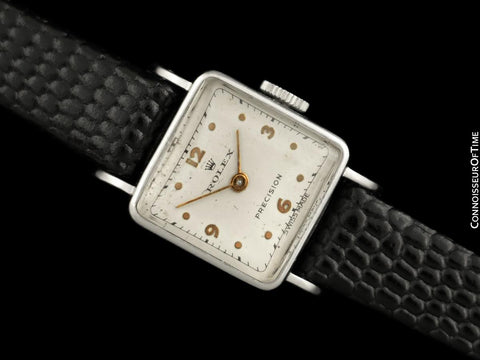 1946 Rolex Precision Vintage Ladies Dress Watch - Stainless Steel