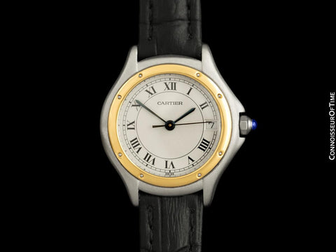 Cartier Cougar Panthere Ladies 2-Tone Watch - Stainless Steel & 18K Gold