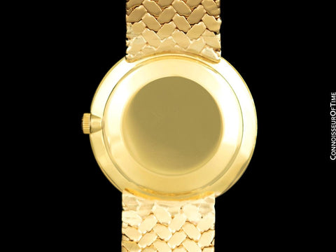 1958 Patek Philippe Vintage Mens Handwound Ref. 2573 18K Gold Bracelet Watch
