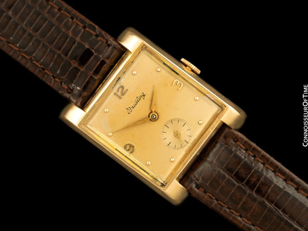 1946 Breitling Vintage Mens Dress Watch - 18K Rose Gold