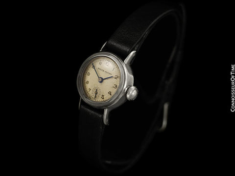 1942 Rolex Oyster WWII Vintage Ladies Ref. 4060 Handwound Watch with Box - Stainless Steel