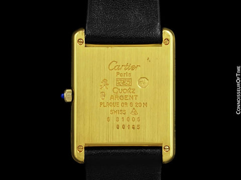 Cartier Midsize Tank Louis Quartz Watch - Gold Vermeil, 18K Gold over Sterling Silver