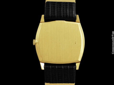 1975 Rolex Cellini Vintage Mens Handwound TV Shaped Dress Watch, Ref. 3805 - 18K Gold