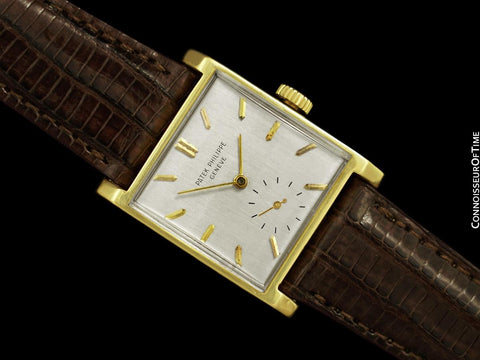 1951 Patek Philippe Vintage Mens Handwound Watch, Ref. 2446 - 18K Gold