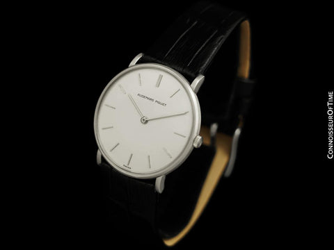 1975 Audemars Piguet "Extra-Flat" Vintage Mens Midsize Watch - 18K White Gold