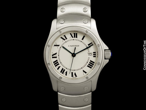 Cartier Santos Ronde Unisex Stainless Steel Bracelet Watch - W20027K1