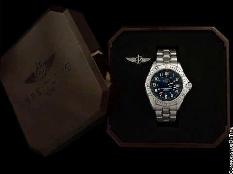 Breitling Colt SuperOcean Ref. A17040 Mens Diver Automatic Stainless Steel Watch - Booklets & Boxes