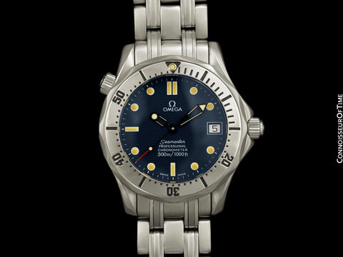 Omega Seamaster 300M Mens Professional Diver Automatic Chronometer 2552.80 Watch, Stainless Steel - Boxes & Papers