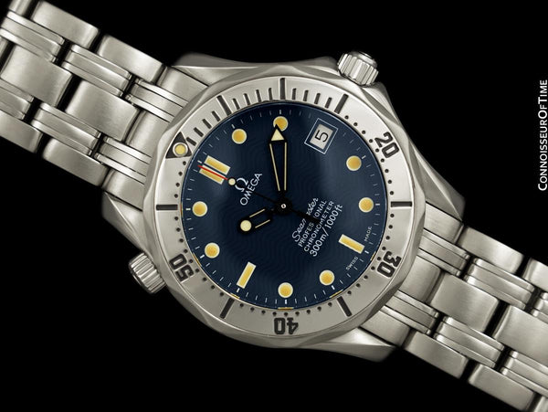 Omega Seamaster 300M Mens Professional Diver Automatic Chronometer 2552.80 Watch, Stainless Steel - Boxes & Papers