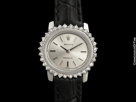 1972 Rolex Ladies Vintage Dress Watch - Stainless Steel & Diamonds