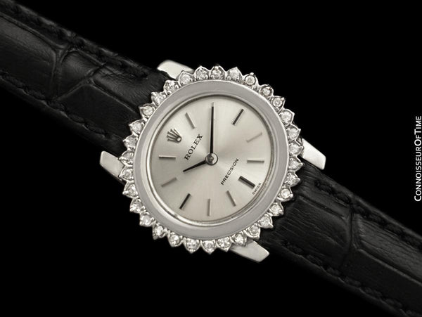 1972 Rolex Ladies Vintage Dress Watch - Stainless Steel & Diamonds