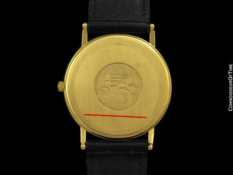 Omega De Ville Mens Midsize Ultra Thin Dress Watch - 18K Gold