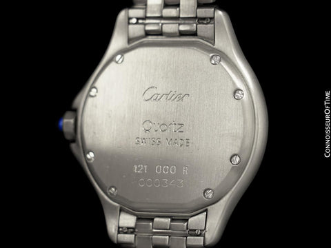 Cartier Cougar Panthere Ladies Bracelet Watch - Stainless Steel