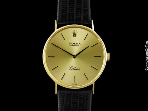 1974 Rolex Cellini Vintage Mens Handwound Ref. 3833 Watch - 18K Gold