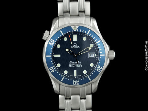 Omega James Bond Seamaster “Joe Biden’s” Midsize 300M Professional Diver, Stainless Steel Watch 2561.80.00 - Papers & Boxes