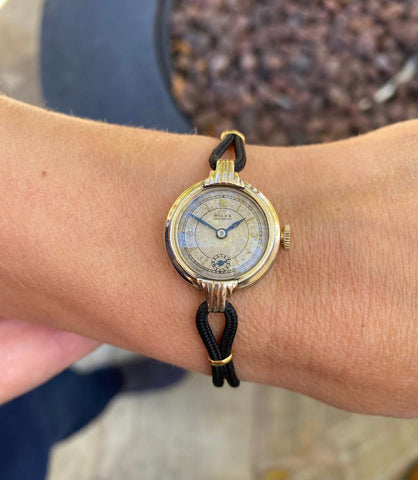 1930's Rolex Observatory Vintage Ladies Gold Watch