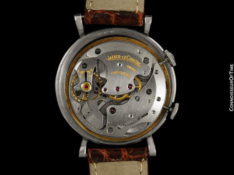 1955 Jaeger-LeCoultre Memovox Mens Alarm Reveil Watch - Stainless Steel